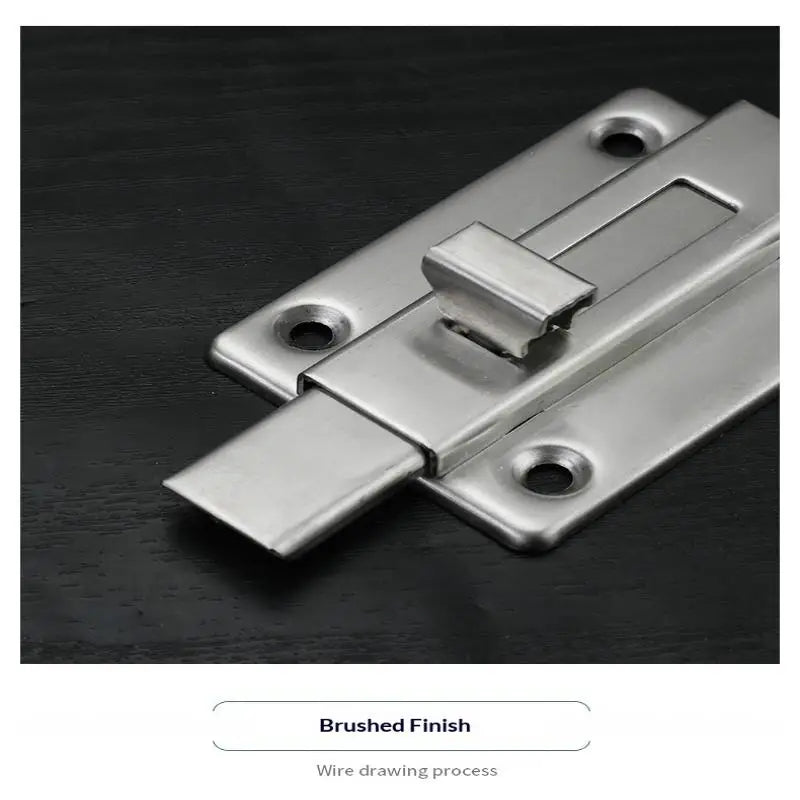 New Self-Elastic Latch Security Bolt Latch Anti-theft Spring Latches Stainless Steel Cabinet Hinges Furniture Supplies Hardware