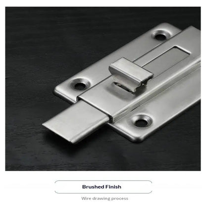 New Self-Elastic Latch Security Bolt Latch Anti-theft Spring Latches Stainless Steel Cabinet Hinges Furniture Supplies Hardware