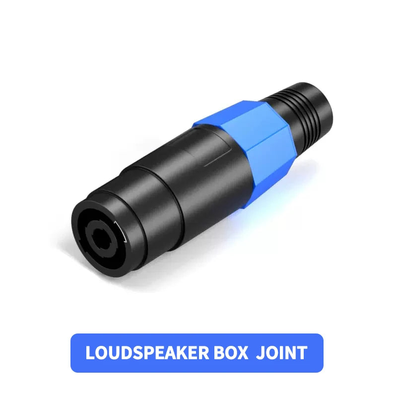 NL4FC Speakon 4 Pin Audio XLR Connector Ohm Head Solder-Free Amplifier Terminal for Superior Sound