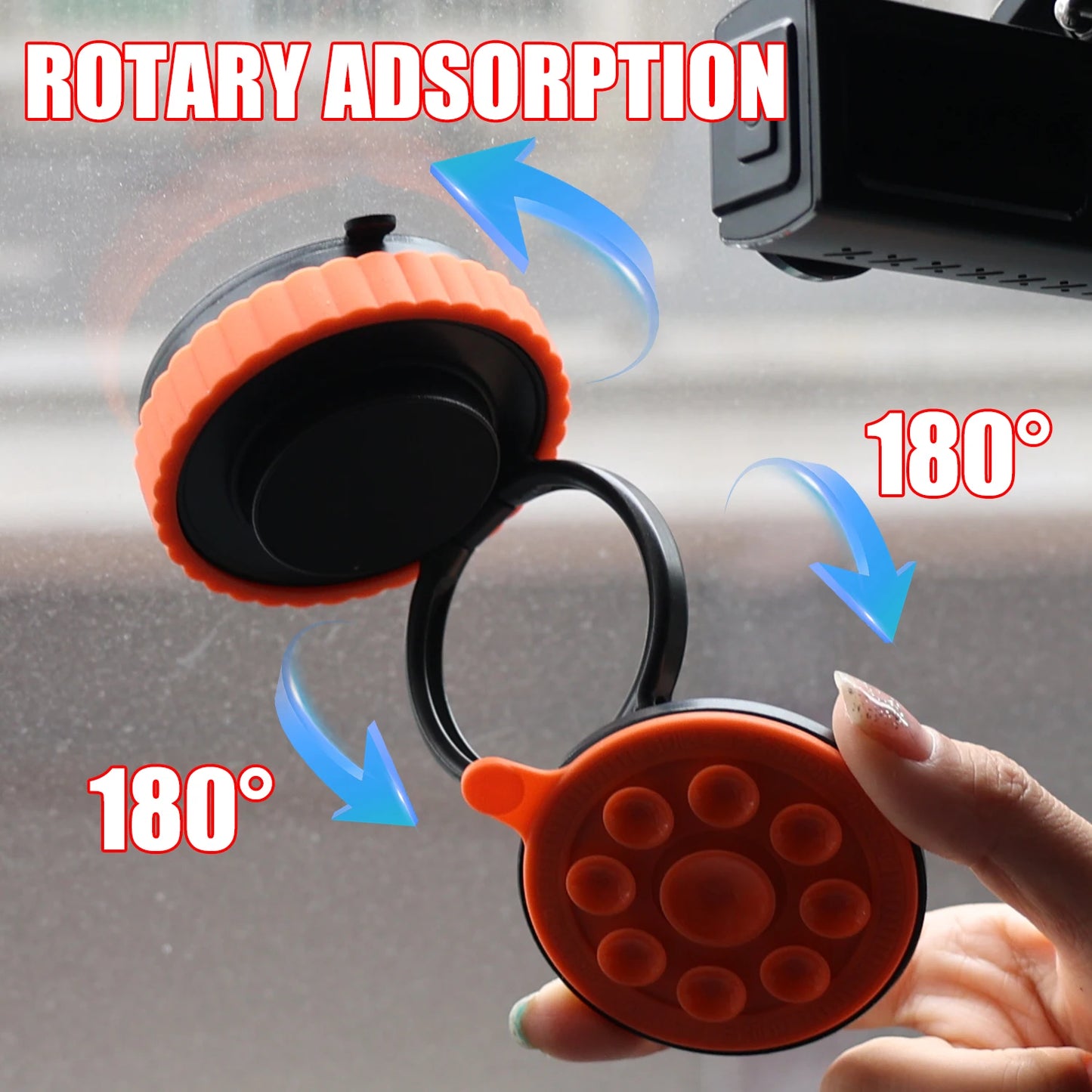 Vacuum Suction Cup Magnetic Car Phone Holder Mount Stand 360 Rotation Foldable Dashboard Windshield Support for Smartphone GPS