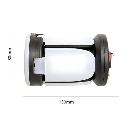 4-leaf Solar  LED Lantern Rechargeable Emergency Flashlight Portable Power Bank Foldable Tent Light for Outdoor Camping Fishing
