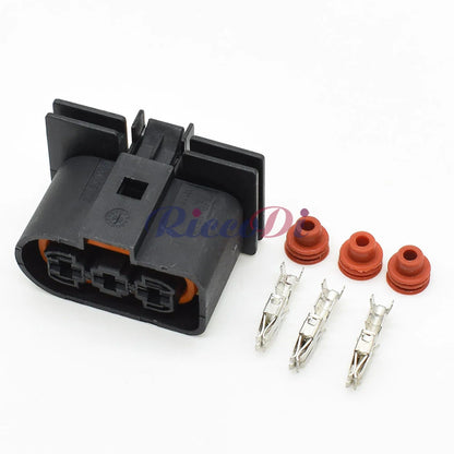 VW Audi 280 Series 3 Pin 6.3mm Waterproof Connector 1J0906443 1J0906233 DJ70328-6.3