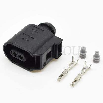 2 Pin ABS Speed Sensor Connector Plug Harness for Golf MK5 MK6 Passat B6 Polo Tiguan Jetta A4 Q3 Seat Altea Toledo 6E0973702 8T0973702