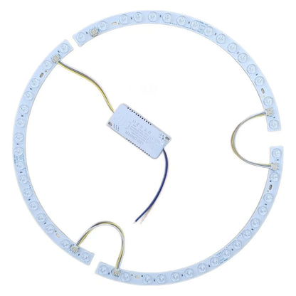 Curved LED Strip 38cm Curved Fan Light LED Strip Three-Color Changing Magnetic Mount 36W For 38cm Diameter Fan Lights