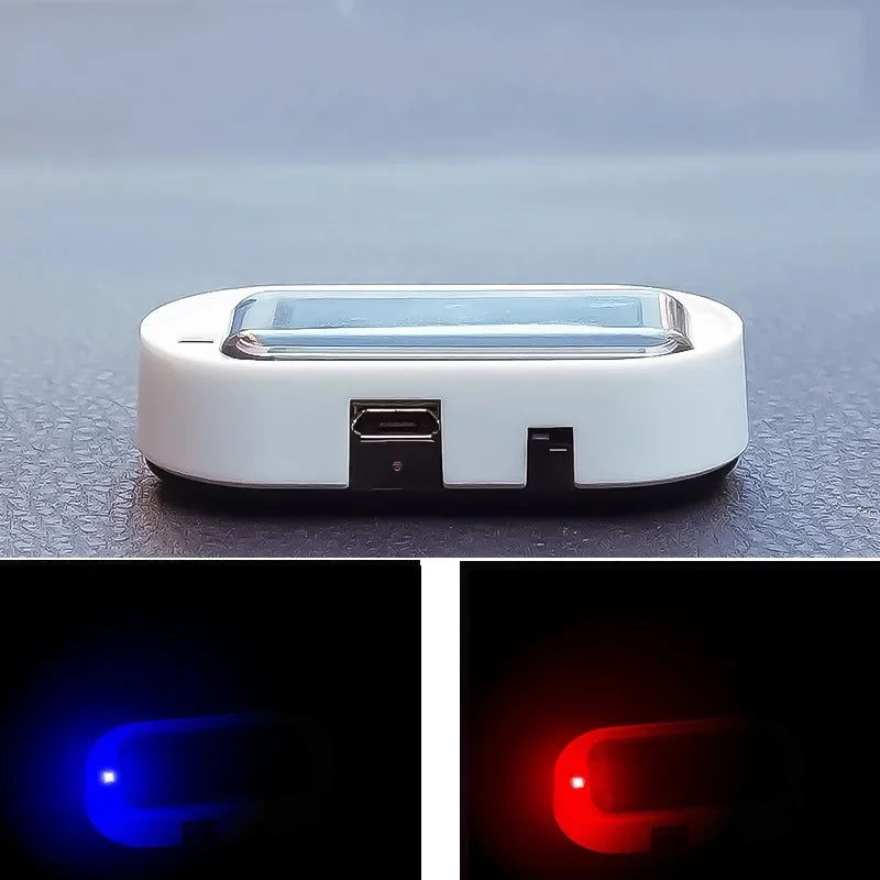 Solar Powered Fake Security Alarm LED Flashing Anti-Theft Light 2/1PCS