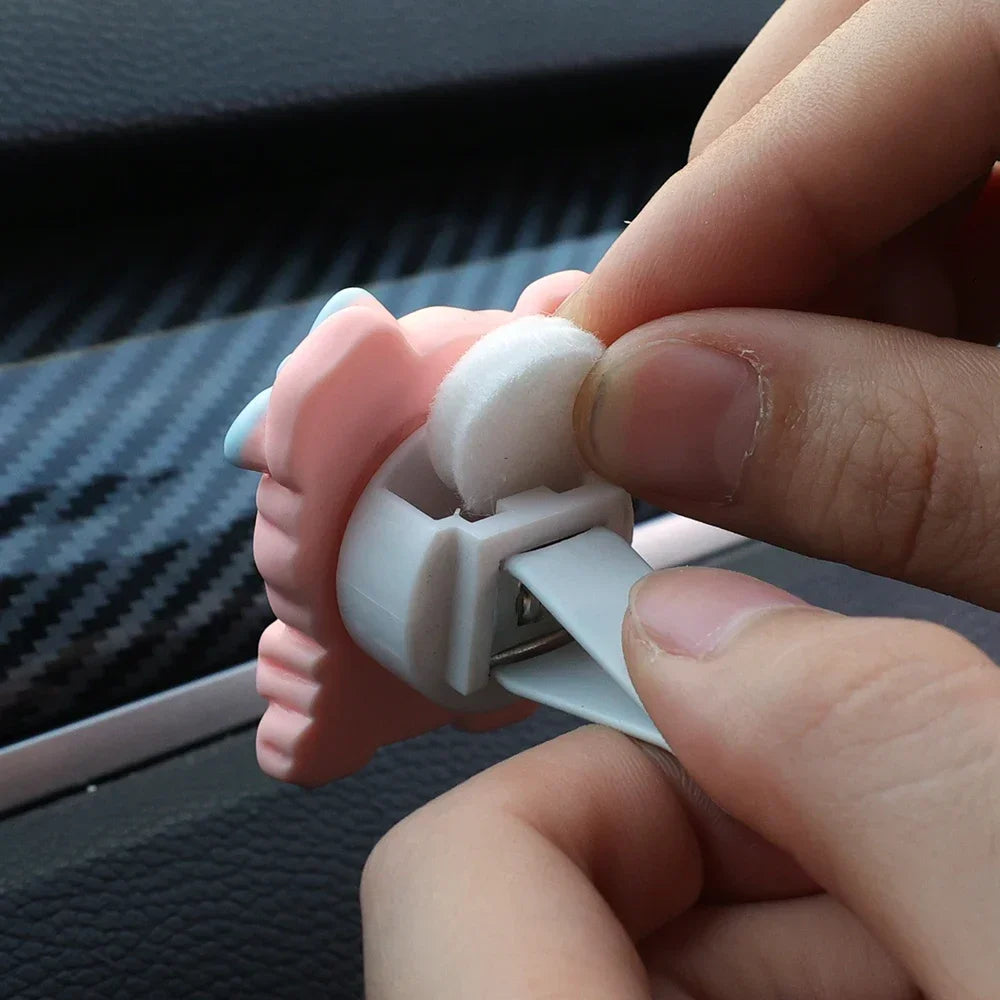 Car Solid Perfume Tablets Air Vent Perfume Refill 5 Flavor Air Freshener Car Interior  Perfume Diffuser Tablet Accessories