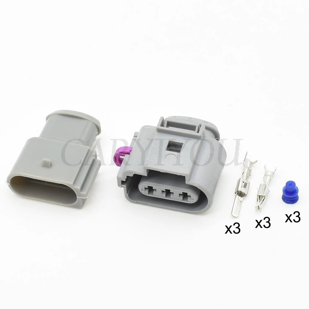 3-Pin 3.5mm Waterproof Fog Lamp & Crankshaft Sensor Connector 1J0973723G DJ7035B-3.5 for VW