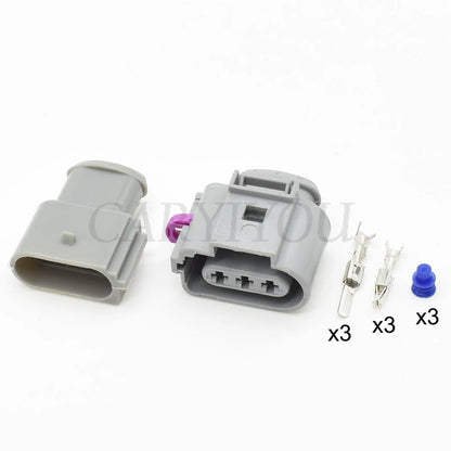 3-Pin 3.5mm Waterproof Fog Lamp & Crankshaft Sensor Connector 1J0973723G DJ7035B-3.5 for VW