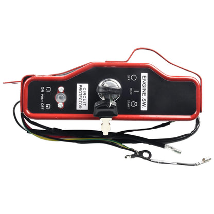 Engines Generator Pump Ignition Switch 168F/170F 188F/190F 20.5 X 7 Cm/8.07 \\\\\\\"x 2.76\\\\\\\" Iron Red+black Brand New