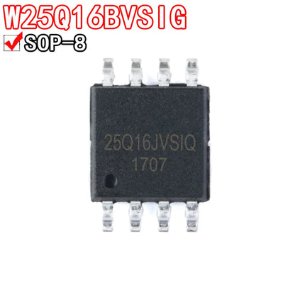2PSC W25Q Series SPI Flash Memory ICs Multiple Models SOP-8 Package