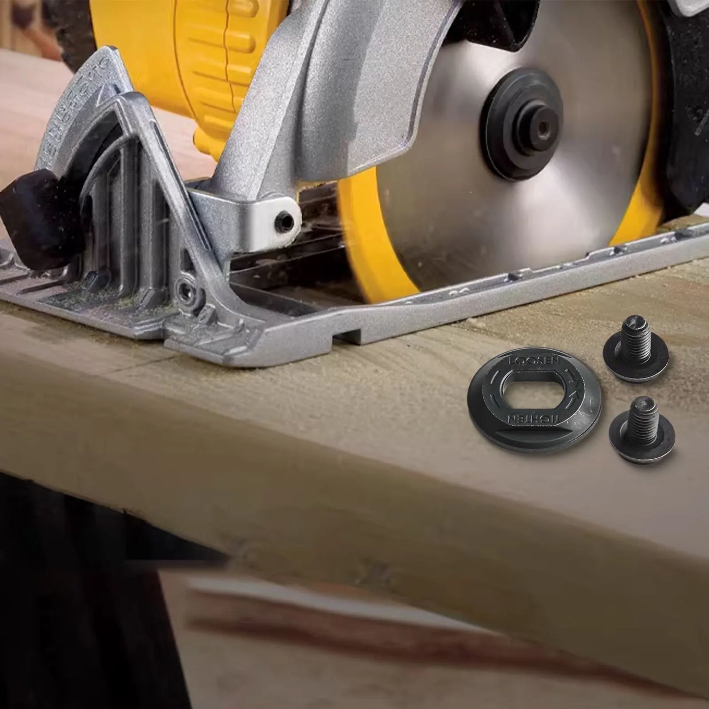 Circular Saw Outer Clamp Flange Washer &amp; Blade Bolt — For DeWalt DC390 DC310KL DCS391 Power Tool Accessories