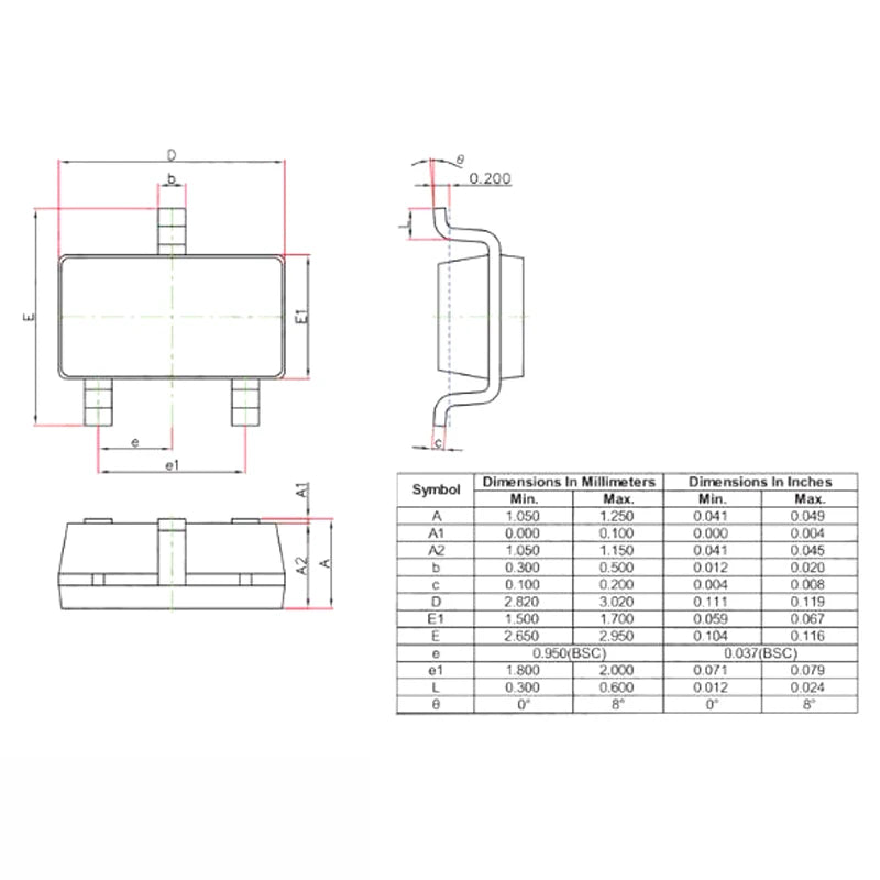 20PCS BAV99 A7 A7W SOT-23 0.2A 70V SMD Diode IC Chipset