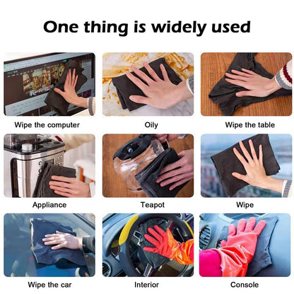 New Magic Cloth Thickened Cleaning Cloths No Trace Reusable Microfiber Car Window Glass Wiping Rags Towels Household Clean Tools