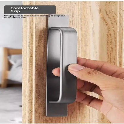 Drill-free Aluminum Handle for Sliding Door Window Drawer Bathroom Push-Pull