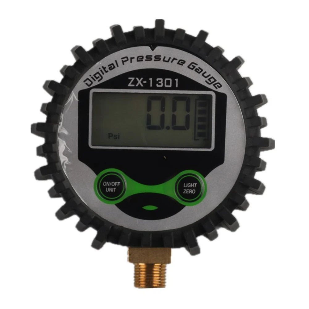 0–220psi Car Tire Air Pressure Gauge for Inflator Pump, Tire Repair Tool with 11mm & 13mm Thread Diameter