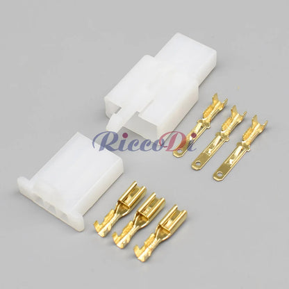 3 Pin 2.8mm Automotive Connector 6030-3991 6040-3111 DJ7031A-2.8 with 15cm Wires Male Female