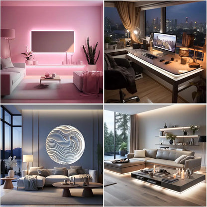 USB 5V LED Strip Light COB Touch Dimmer Control Lamp High Density RA90 Flexible Tape Lights 320Leds/m For Home Cabinet Decor