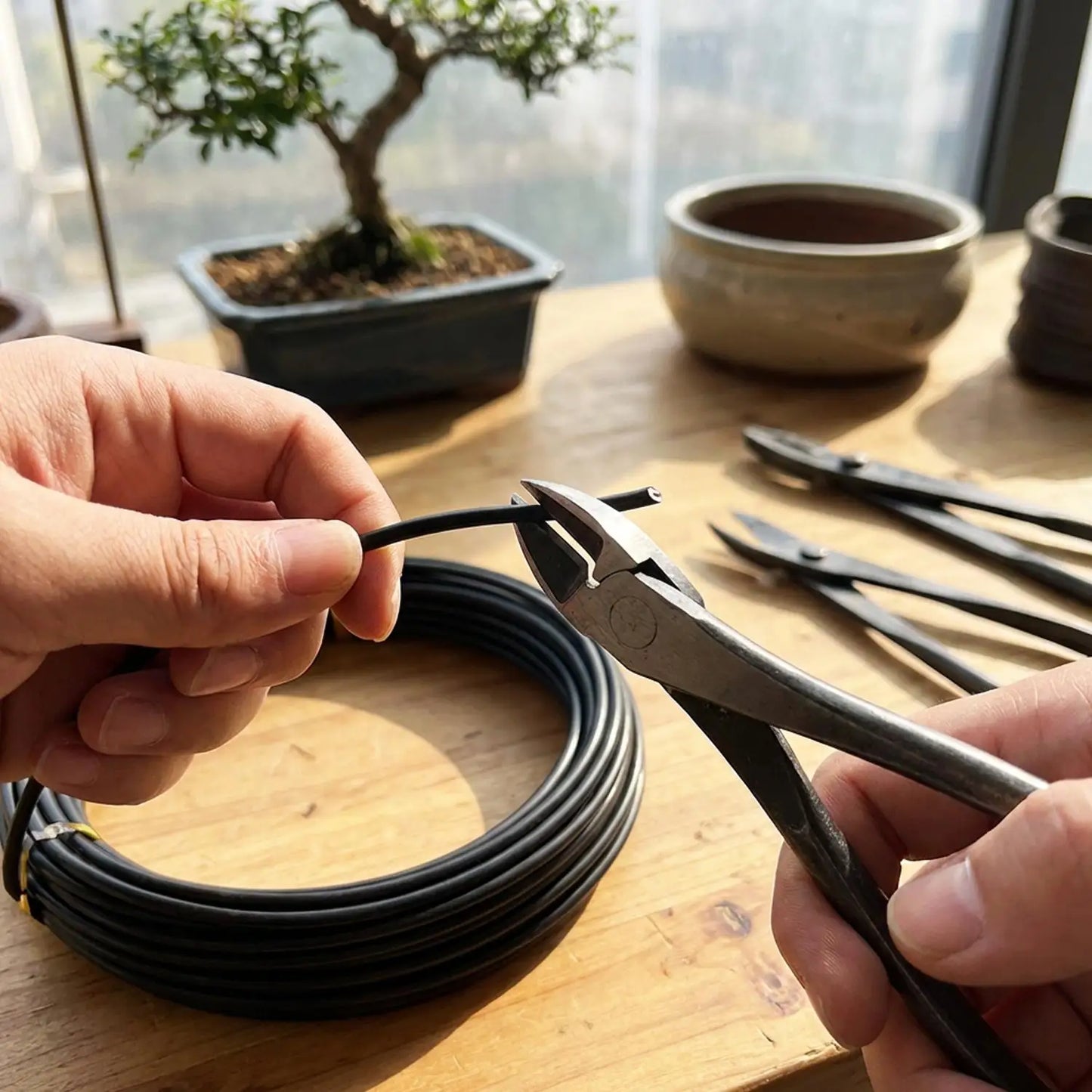 Bonsai Training Wire 1-3mm Anodized Aluminum Plant Shaping
