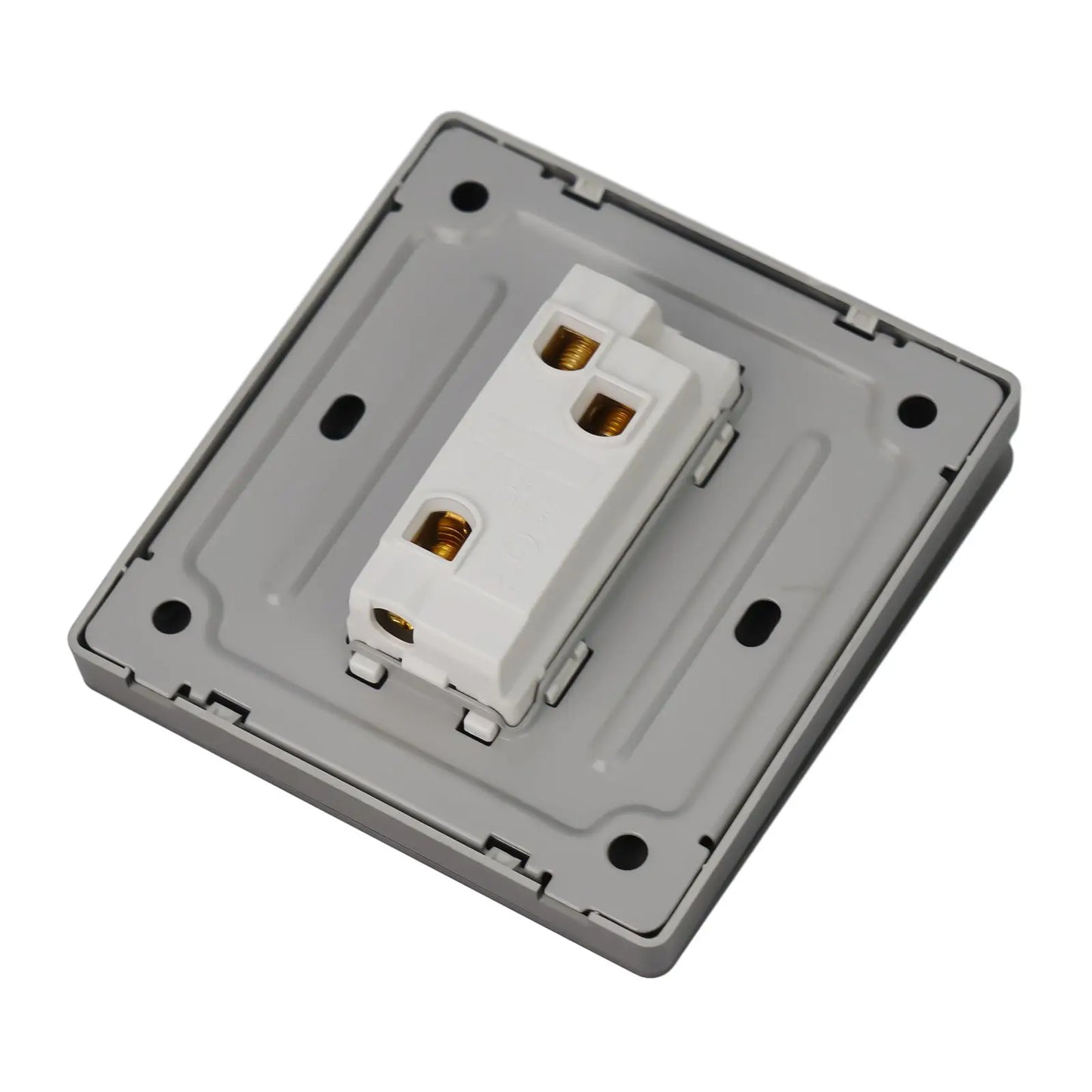 None Gray Button Switch Switches 1 2 3 Gang 86mm Flame Frameless PC Material Push Retardant Rocker Switch None