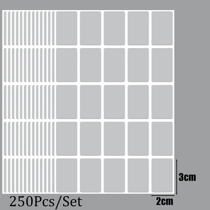 300/160Pc Waterproof Labels Stickers Kitchen Bottle Jars Organizer Label Reusable Adhesive Sticker Packaging Food Category Label