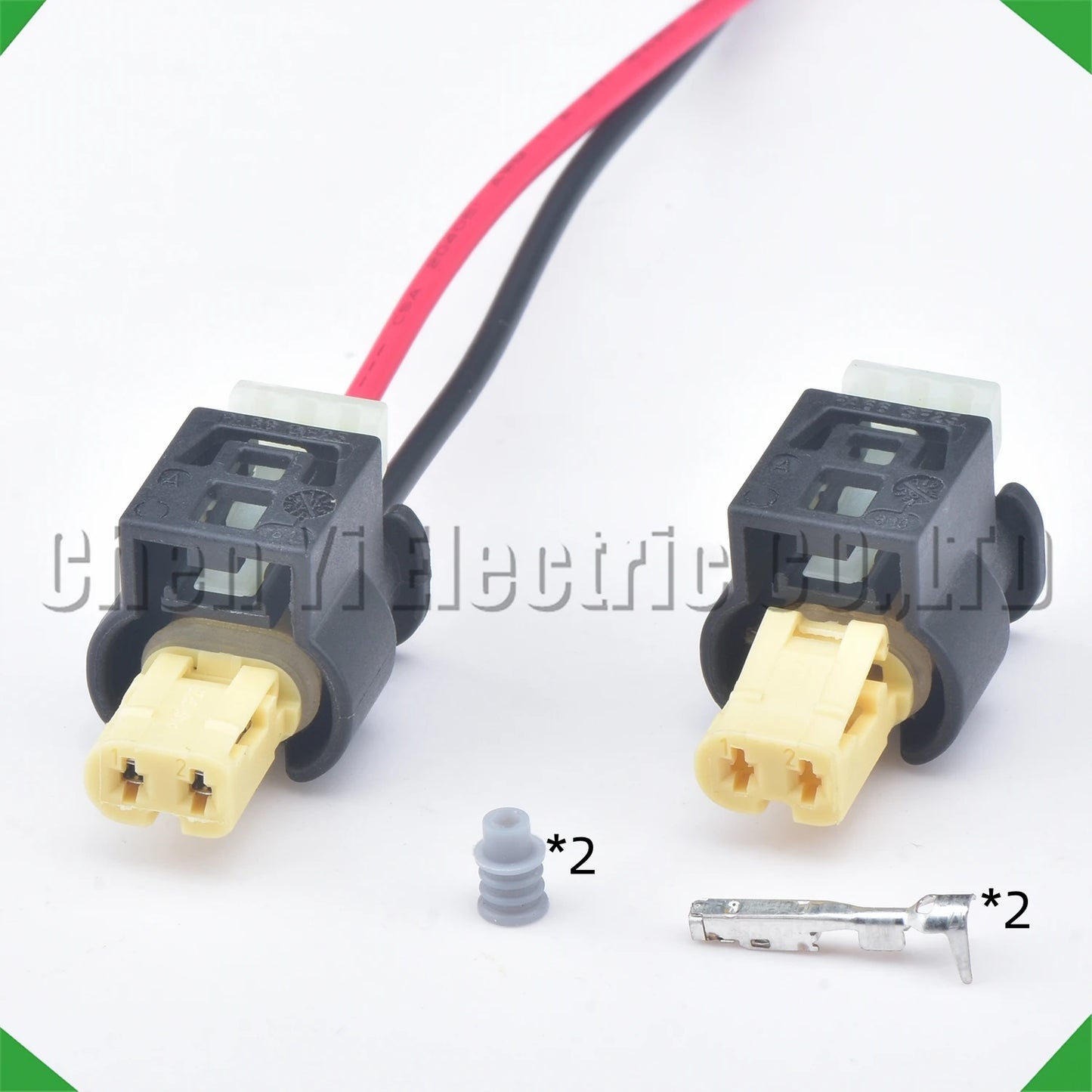 2 Pin Fuel Injector Connector 7615636-03 7615636-02 805-120 for BMW Mercedes-Benz