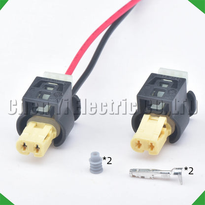 2 Pin Fuel Injector Connector 7615636-03 7615636-02 805-120 for BMW Mercedes-Benz