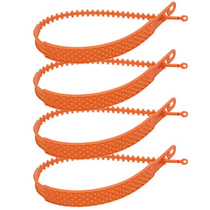 Snow Chain Tyre Chain – Urethane Winter Anti-Slip Tire Chains (10/1PCS Set) for Car Tires, Anti-Skid Emergency Snow Traction