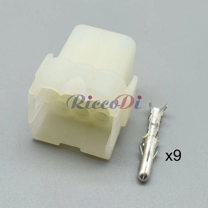03-09-2092 / 03-09-1092 Automotive 9-Pin Connector — Molex Cable Wire Harness Housing Plug with Terminals