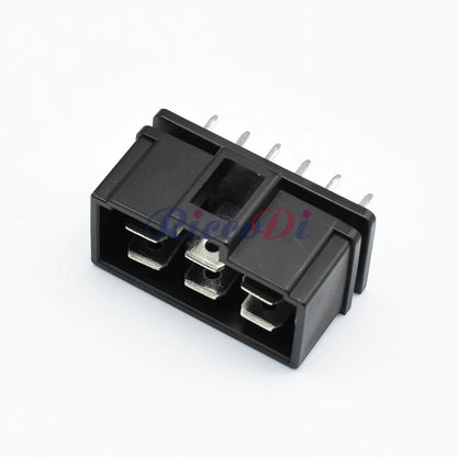 6-Pin High Current PCB Connector DJ7062-6.3-21 / DJ70620-6.3-10 — 6.3mm Automotive Wiring Plug