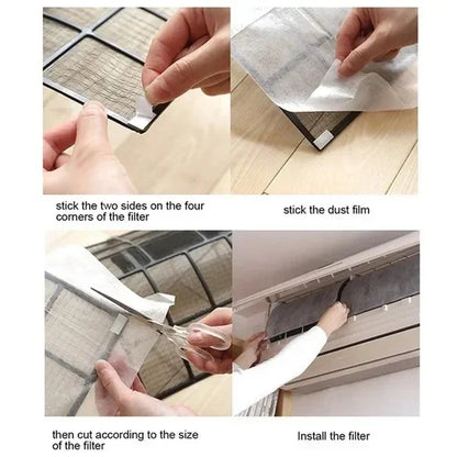 20/2PCS Anti-Dust Air Condition Outlet Filter Mesh Anti-dust Net Cleaning Purification Household Air Conditioner Cleaning Filter