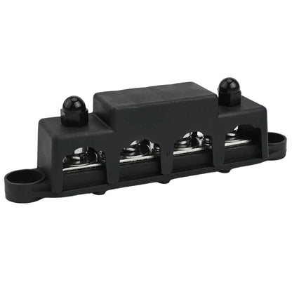168*54mm DC Busbar Busbar Distribution Block For Power Systems Current Capacity Power Distribution Block 62.5A Rated Terminals