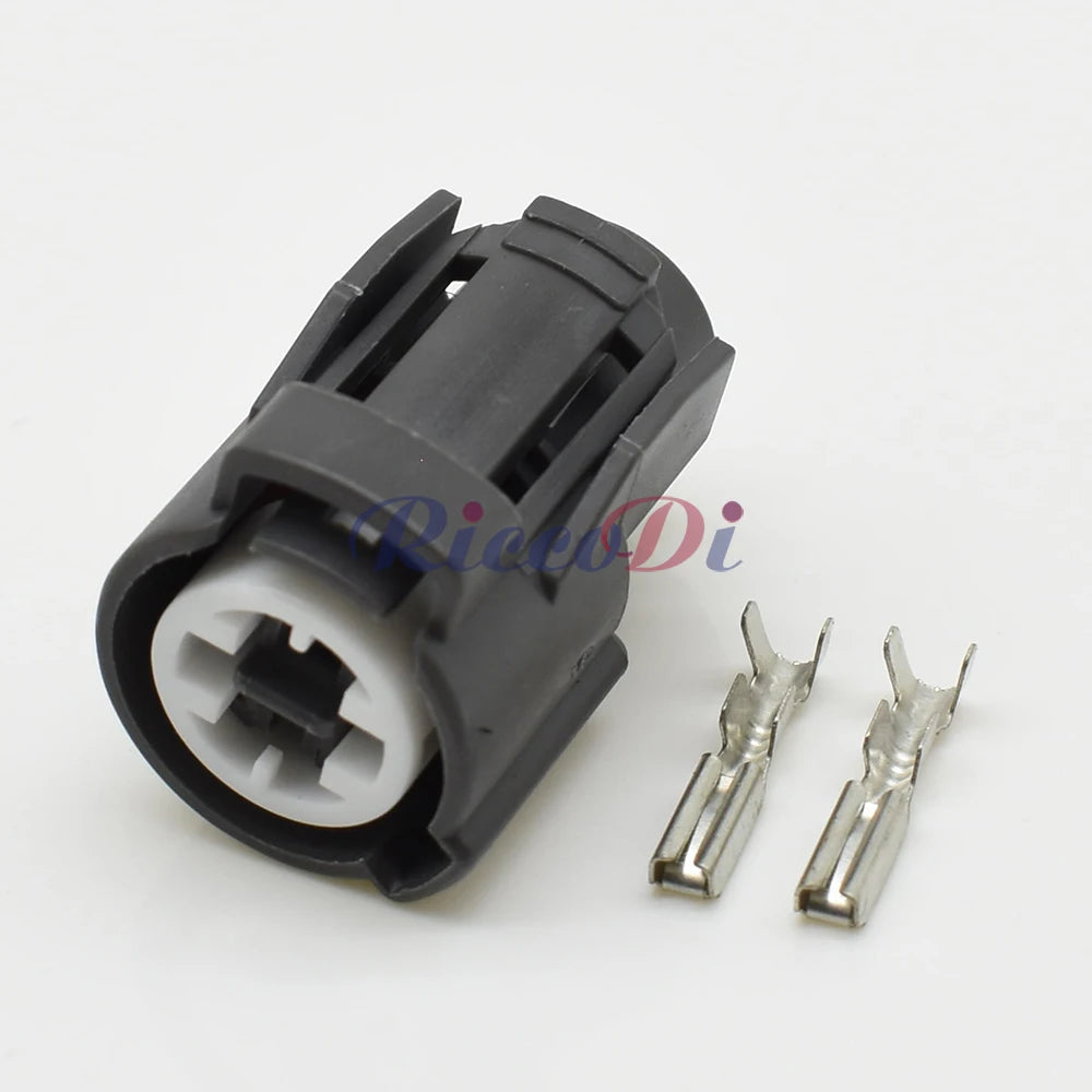 2-Pin Automotive Sensor Connector 6189-0156 — Female & Male Set for Oil Pressure, Knock & Coolant Sensors
