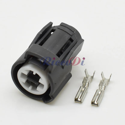 2-Pin Automotive Sensor Connector 6189-0156 — Female & Male Set for Oil Pressure, Knock & Coolant Sensors