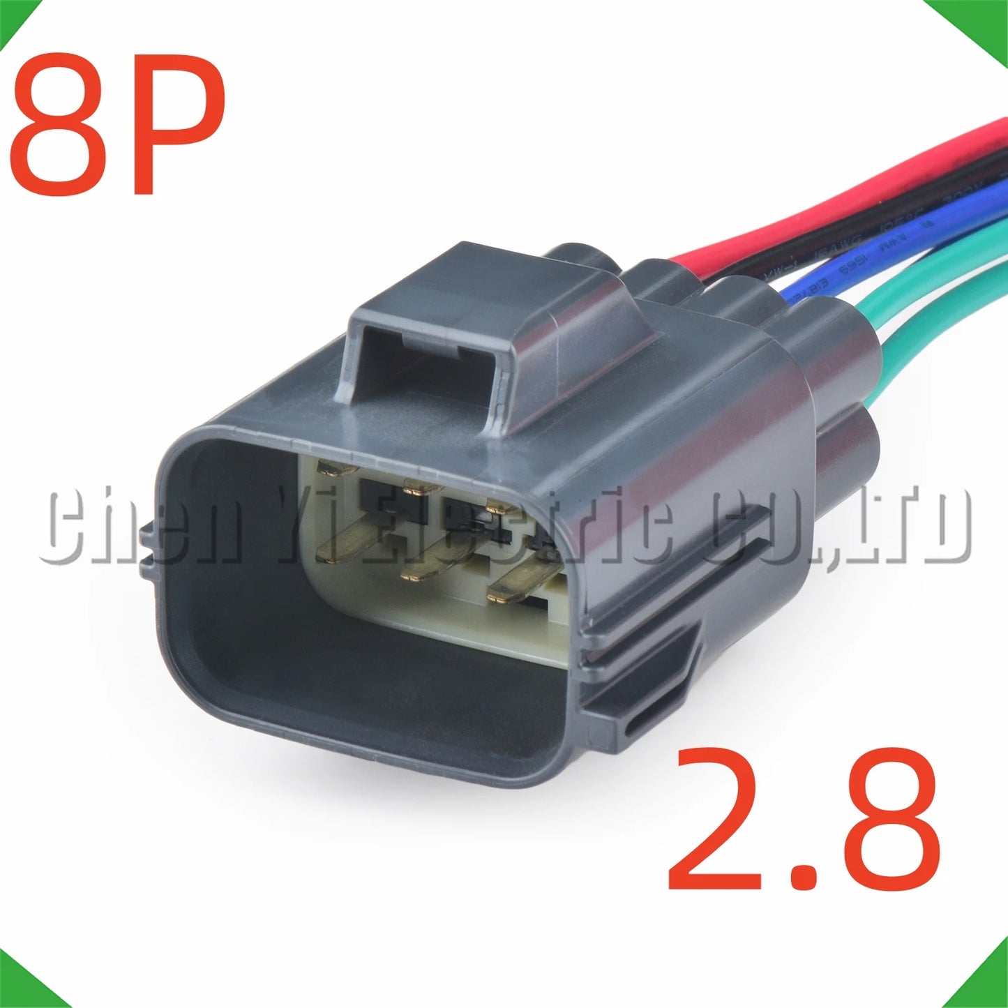 8 Pin Headlight Connector 7283-5574-10 7282-5574-10 For Ford Cadillac