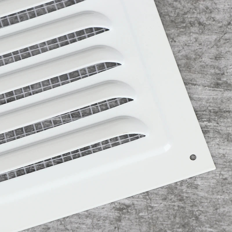 100-250mm Aluminum Alloy Air Vent Grille Square Vent Cover Exhaust Net