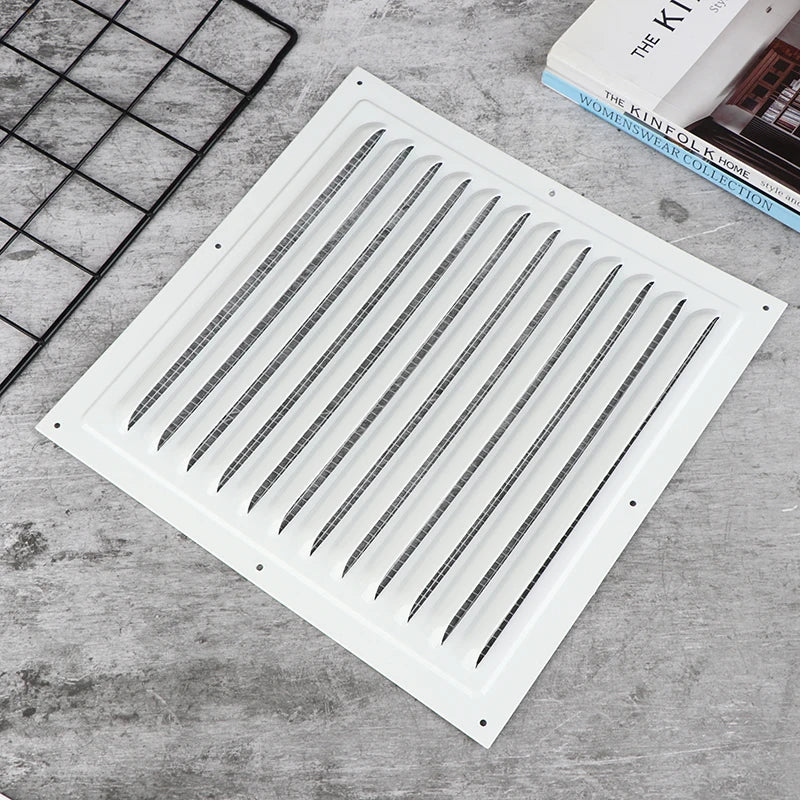 100-250mm Aluminum Alloy Air Vent Grille Square Vent Cover Exhaust Net