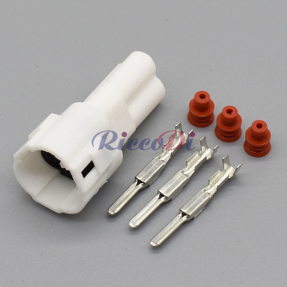 3-Pin 2.2mm MT Sealed Connector 6180-3241 6187-3271 DJ7031F-2 White Male Female Automotive Motorcycle