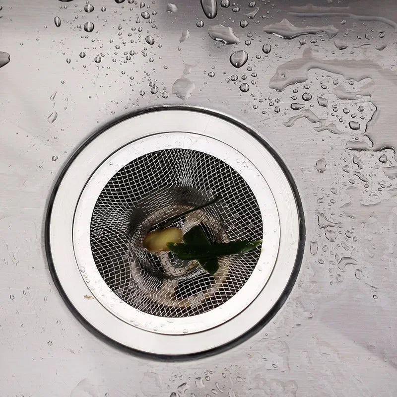 20x Stainless Steel Sink Filter Kitchen Bathroom Floor Drain Mesh Filters Drain Basket Waste Screen Hole Trap Strainer Stopper