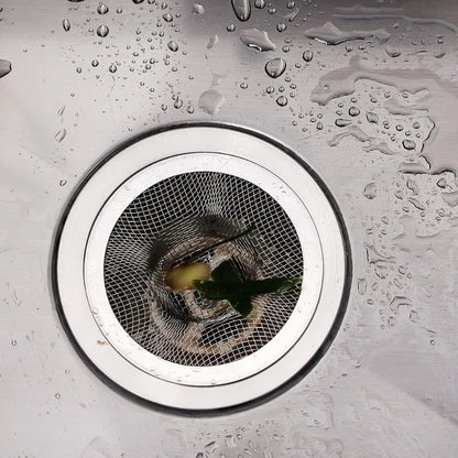 20x Stainless Steel Sink Filter Kitchen Bathroom Floor Drain Mesh Filters Drain Basket Waste Screen Hole Trap Strainer Stopper