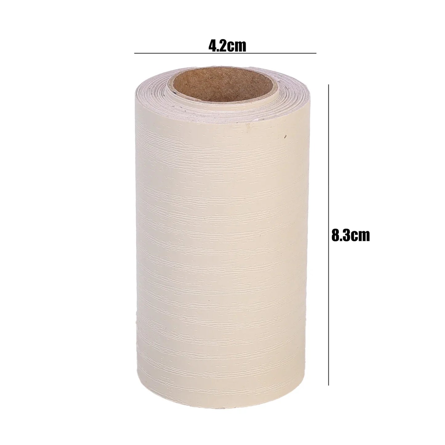 5M/Roll Wood Grain Door Frame Edge Repair Tape – Self-Adhesive Hole Patching & Furniture Refurbishment Tape for Wooden Door Repair
