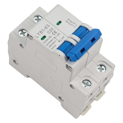 For Solar Photovoltaic Compatible DC 1000V Circuit Breaker Available in 6A to 63A Rated Currents for Overload Protection