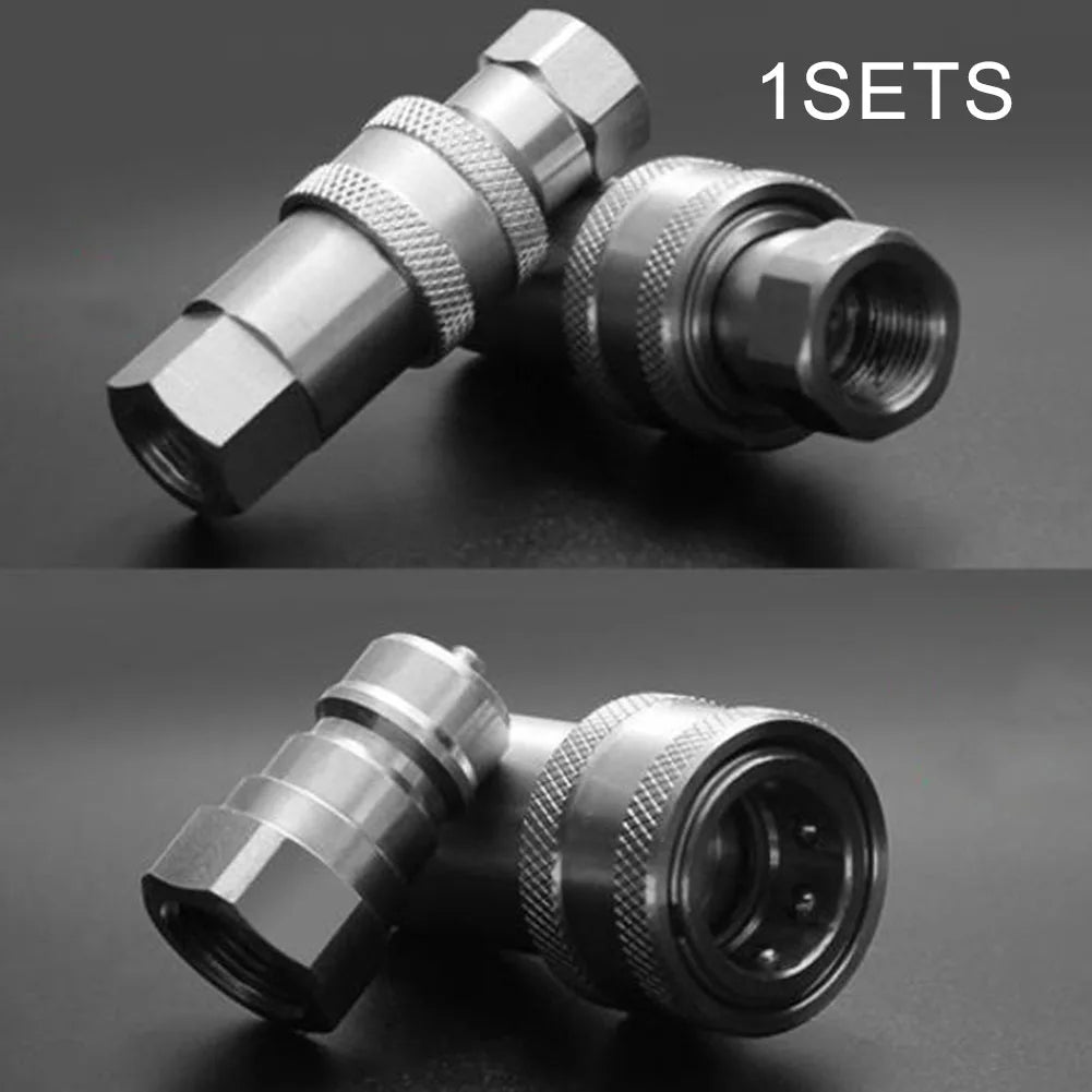 Quick Release Fitting ISO7241-A NPT ISO A Hydraulic Coupling Connector 1/4" 3/8" 1/2" 3/4" NPT1  Quick Change Interface