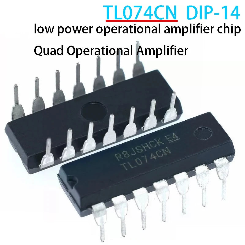 5PCS TL074CN Low-Power Quad Operational Amplifier Chip DIP-14
