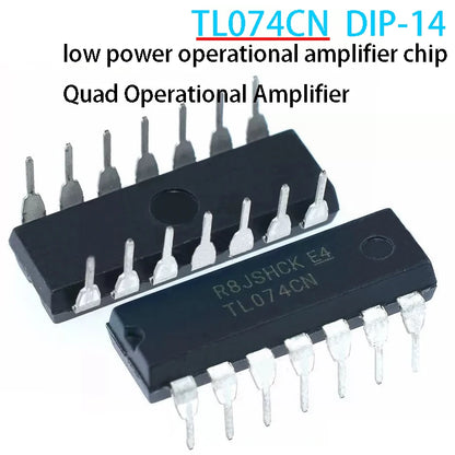 5PCS TL074CN Low-Power Quad Operational Amplifier Chip DIP-14