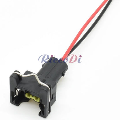 2 Pin Automotive Oil Sensor Connector Female Plug Socket with Wire DJ7023CX-3.5-21