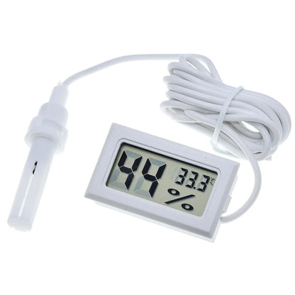 Embedded Digital Hygrometer Temperature and Humidity Meter FY-12 with Wired Probe