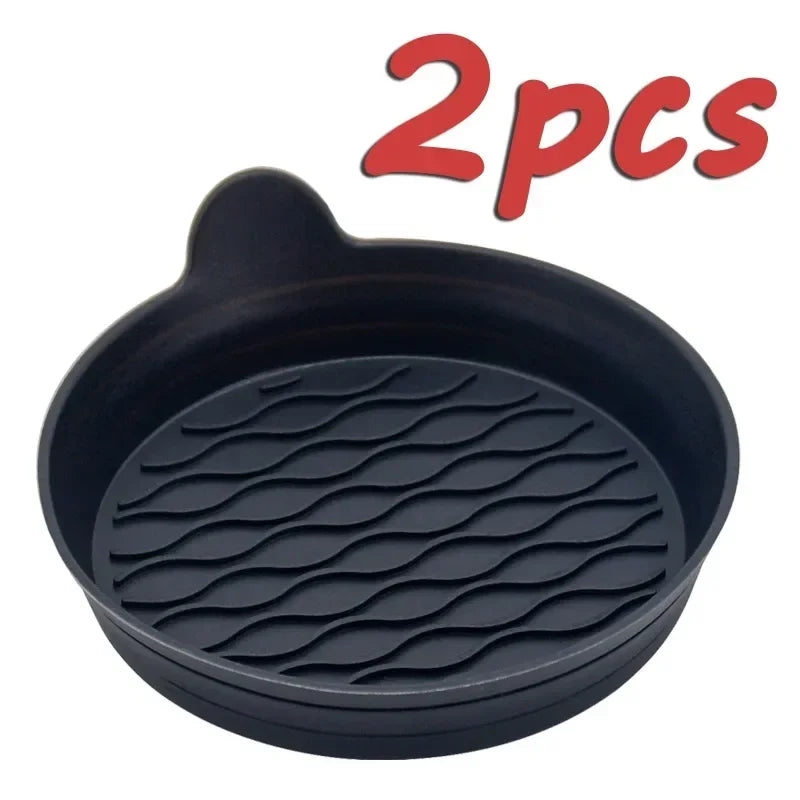 Non-Slip Car Coaster Universal Silicone Mat for Car Water Cup Auto Anti-Slip Cup Pad Drink Holder Mat Decoration Accessories