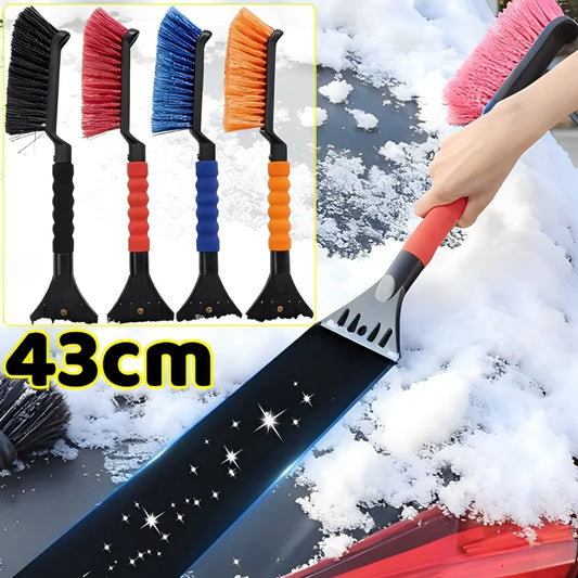 Ice Scrapers for Car Windshield 2 in 1 Snow Scraper and Brush Ergonomic Foam Grip Snow Cleaner for Car Window Ice Scraper 43cm
