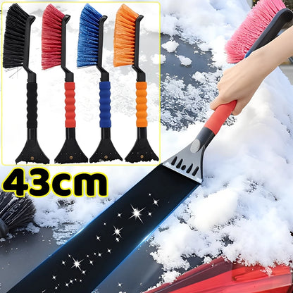 Ice Scrapers for Car Windshield 2 in 1 Snow Scraper and Brush Ergonomic Foam Grip Snow Cleaner for Car Window Ice Scraper 43cm