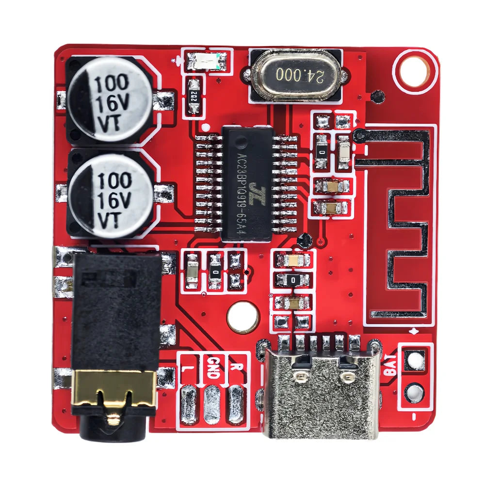 VHM-314 Bluetooth 5.0 Audio Receiver Board 3.7-5V Wireless Stereo MP3 Lossless Decoder XY-BT-Mini